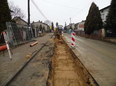 Budowa sieci kanalizacyjnej w miejscowości Podlipie